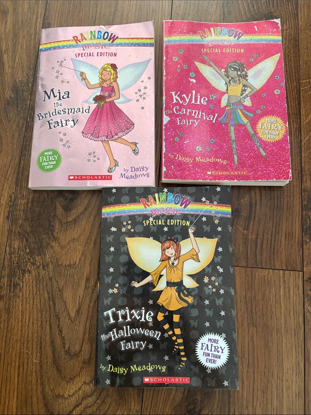 3 Scholastic Rainbow Magic Special Edition Fairy Books